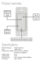 Preview for 2 page of SPEX SLWZ-DIM-01 User Manual