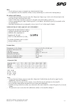 Preview for 2 page of SPG EM-801C User Manual