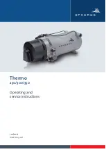 Preview for 1 page of Spheros Thermo S 230 Operating Instructions Manual