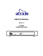 Preview for 1 page of SPHINX MYTH 11 Service Manual