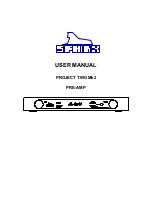 Preview for 1 page of SPHINX Project Two Mk2 User Manual