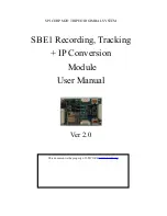 SPI Infrared SBE1 M2D User Manual preview