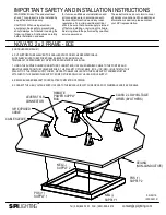 Предварительный просмотр 2 страницы SPI LIGHTING NOVATO 2 x 2 FRAME BCE Important Safety And Installation Instructions