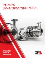 Preview for 1 page of SPI SP41 Installation Operation & Maintenance