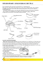 Предварительный просмотр 20 страницы Spice AmarilloInox SPP013 User Manual