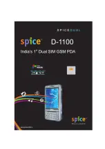 Spice D-1100 Manual предпросмотр