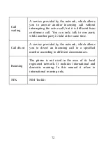 Предварительный просмотр 72 страницы Spice M-5252n User Manual