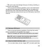 Предварительный просмотр 19 страницы Spice S-707 User Manual