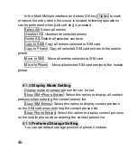 Предварительный просмотр 46 страницы Spice S-707 User Manual