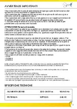 Предварительный просмотр 5 страницы Spice TESEKO SPP025 Instruction Manual