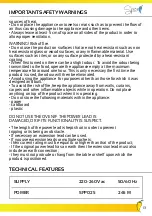 Предварительный просмотр 15 страницы Spice TESEKO SPP025 Instruction Manual