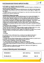 Предварительный просмотр 35 страницы Spice TESEKO SPP025 Instruction Manual