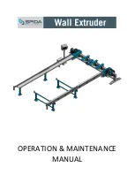 Spida Wall Extruder Operation & Maintenance Manual preview