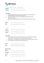 Preview for 73 page of Spida Wall Extruder Operation & Maintenance Manual