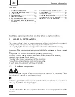 Preview for 24 page of Spidem 741452007 Operating Instructions Manual