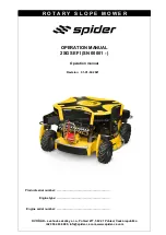 Preview for 1 page of SPIDER 2SGS EFI Operation Manual