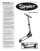 Preview for 1 page of SPIDER HNSC05700 User Manual