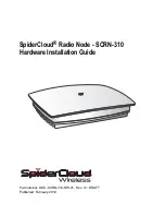 SpiderCloud Radio Node 310 Hardware Installation Manual preview