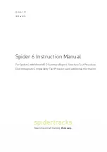 Предварительный просмотр 1 страницы Spidertracks Spider 6 Instruction Manual