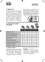 Предварительный просмотр 42 страницы SPIDO COMBO-10 Instructions For Use Manual