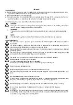 Предварительный просмотр 9 страницы SPIDO Subinox 6 Instruction Manual