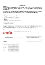 Предварительный просмотр 28 страницы SPIDO Subinox 6 Instruction Manual