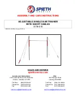 SPIETH America 5176-010 Assembly And Care Instructions предпросмотр