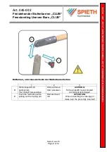 Preview for 9 page of SPIETH Gymnastics 046-002 Assembly And User'S Manual