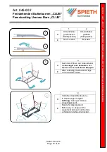 Preview for 10 page of SPIETH Gymnastics 046-002 Assembly And User'S Manual