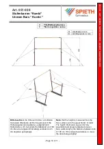 Preview for 10 page of SPIETH Gymnastics 051-008 Assembly And User'S Manual