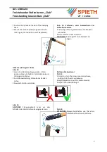 Preview for 7 page of SPIETH Gymnastics Club 1383124 Assembly And User'S Manual