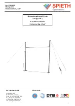 SPIETH Gymnastics Horizontal Bar Club User Manual preview