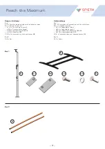 Preview for 4 page of SPIETH Melbourne User And Assembly Instructions