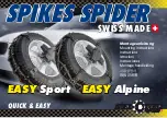 Предварительный просмотр 1 страницы SPIKES-SPIDER EASY Alpine Mounting Instructions