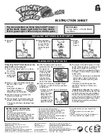 Preview for 1 page of Spin Master Tricky Toby Turtle Instruction Sheet