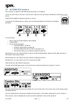 Preview for 24 page of Spin ATF 2 BASIC Manual For Use And Maintenance