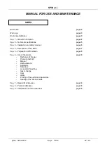 Preview for 22 page of Spin OK CLIMA Manual For Use And Maintenance