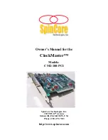 Preview for 1 page of SpinCore Technologies ClockMaster CM2-100-PCI Owner'S Manual