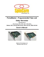 SpinCore Technologies PB12-100-4k Owner'S Manual preview