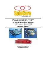 Preview for 1 page of SpinCore Technologies PulseBlasterESR-PRO SP18A Owner'S Manual