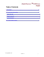 Preview for 3 page of SpinCore Technologies RadioProcessor USB Power Supply Owner'S Manual