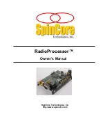 SpinCore Technologies TRX-I-50-75-300 Owner'S Manual preview