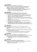 Предварительный просмотр 29 страницы Spinder XPLORER Assembly Instruction And Safety Regulations