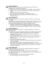 Предварительный просмотр 71 страницы Spinder XPLORER Assembly Instruction And Safety Regulations