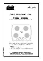 spinflo Country Leisure HB9000EL User And Installation Instructions Manual preview