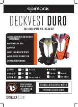 Spinlock DECKVEST DURO Manual preview