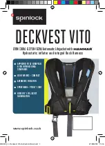 Предварительный просмотр 1 страницы Spinlock Deckvest VITO Instruction Book