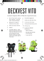 Предварительный просмотр 2 страницы Spinlock Deckvest VITO Instruction Book