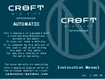 Preview for 1 page of SPINNAKER CROFT Instruction Manual