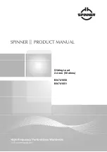 Spinner 741650R000 Product Manual preview